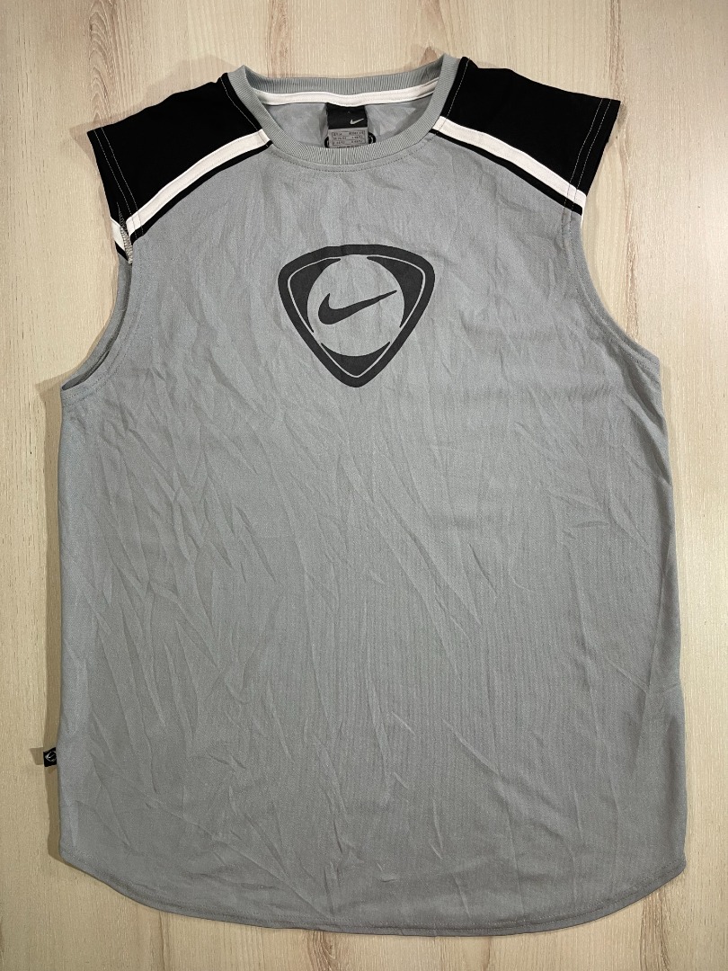 Nike Football Classic Grey Sleeveless Tee CZ Used