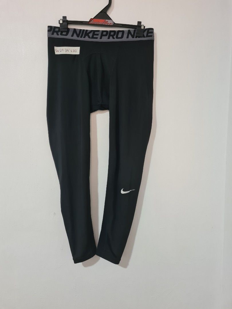 NIKE PRO COMPRESSION PANTS, Men's Fashion, Activewear on Carousell