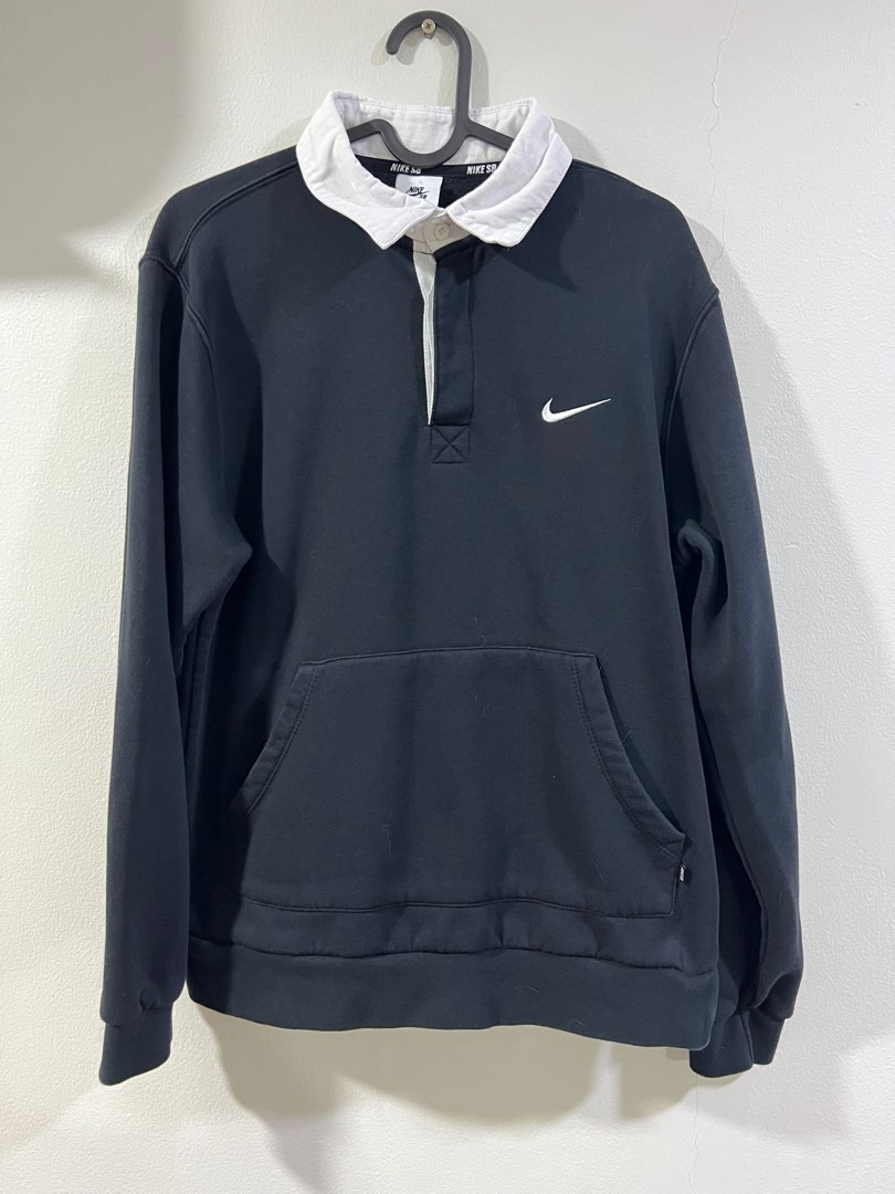 Nike SB rugby shirt, Men's Fashion, Tops & Sets, Hoodies on Carousell