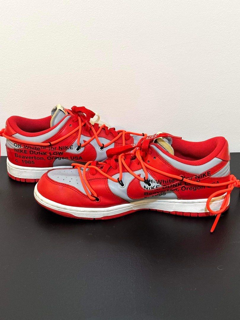 Off white nike red clearance