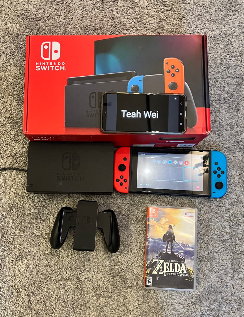 Nintendo switch store neon v2
