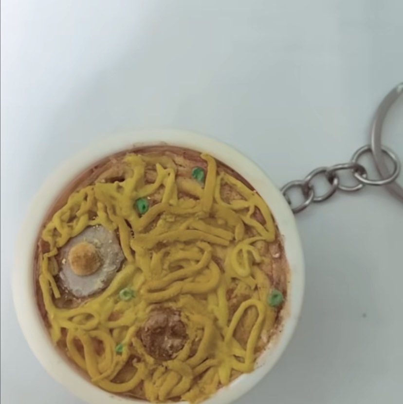 Ramen keychain clearance