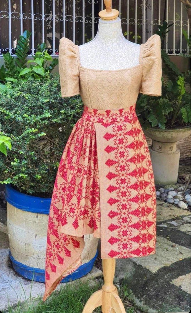 Simple filipiniana dress design discount