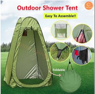 Dr. Prepare Camping Shower, 4 Gallons/15L Portable Camp Shower Bag with  Upgraded Screw Lid, Water Level Window, Pressure Foot Pump, and Handy  Nozzle