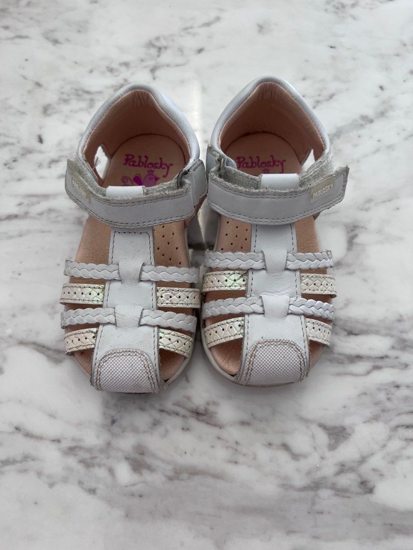 PABLOSKY Olimpo Blanco Size 22 toddler sandals Babies Kids