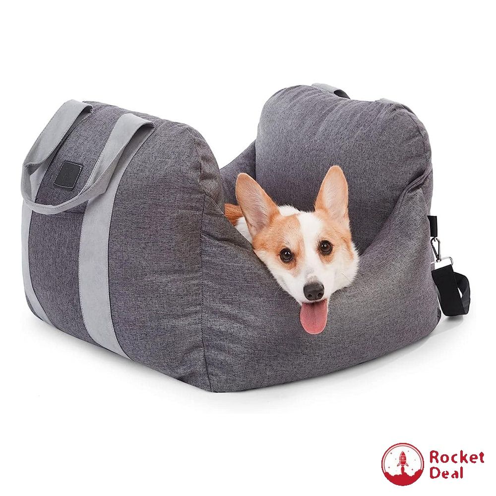 PET AWESOME Dog Car Seat Puppy Booster Seat Travel Carrier Bed