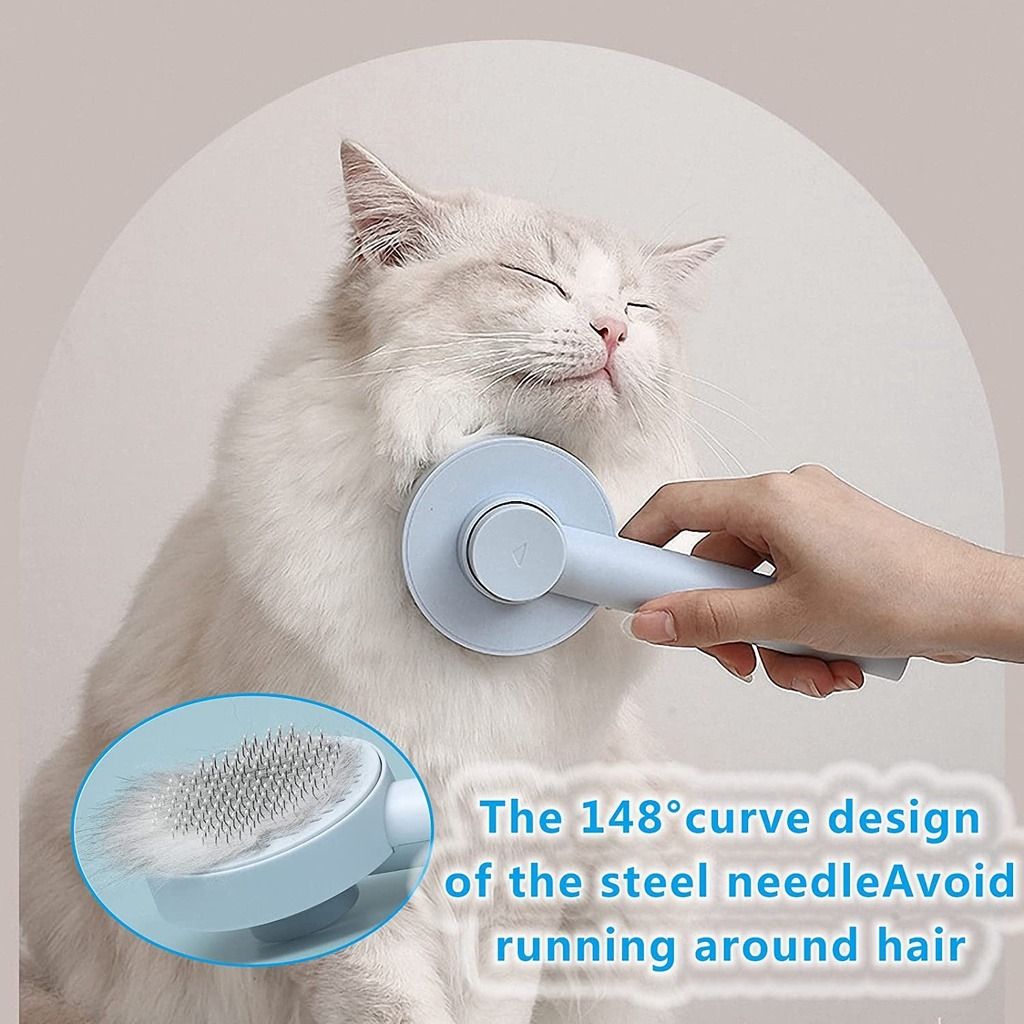 Pet Grooming Brush Cat Dog Brush for Shedding Kitten Puppy Massage
