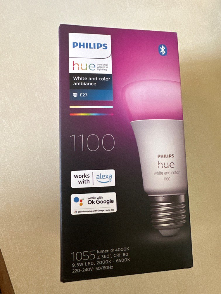 Philips hue white and color ambiance E27 smart bulb 1100, Furniture