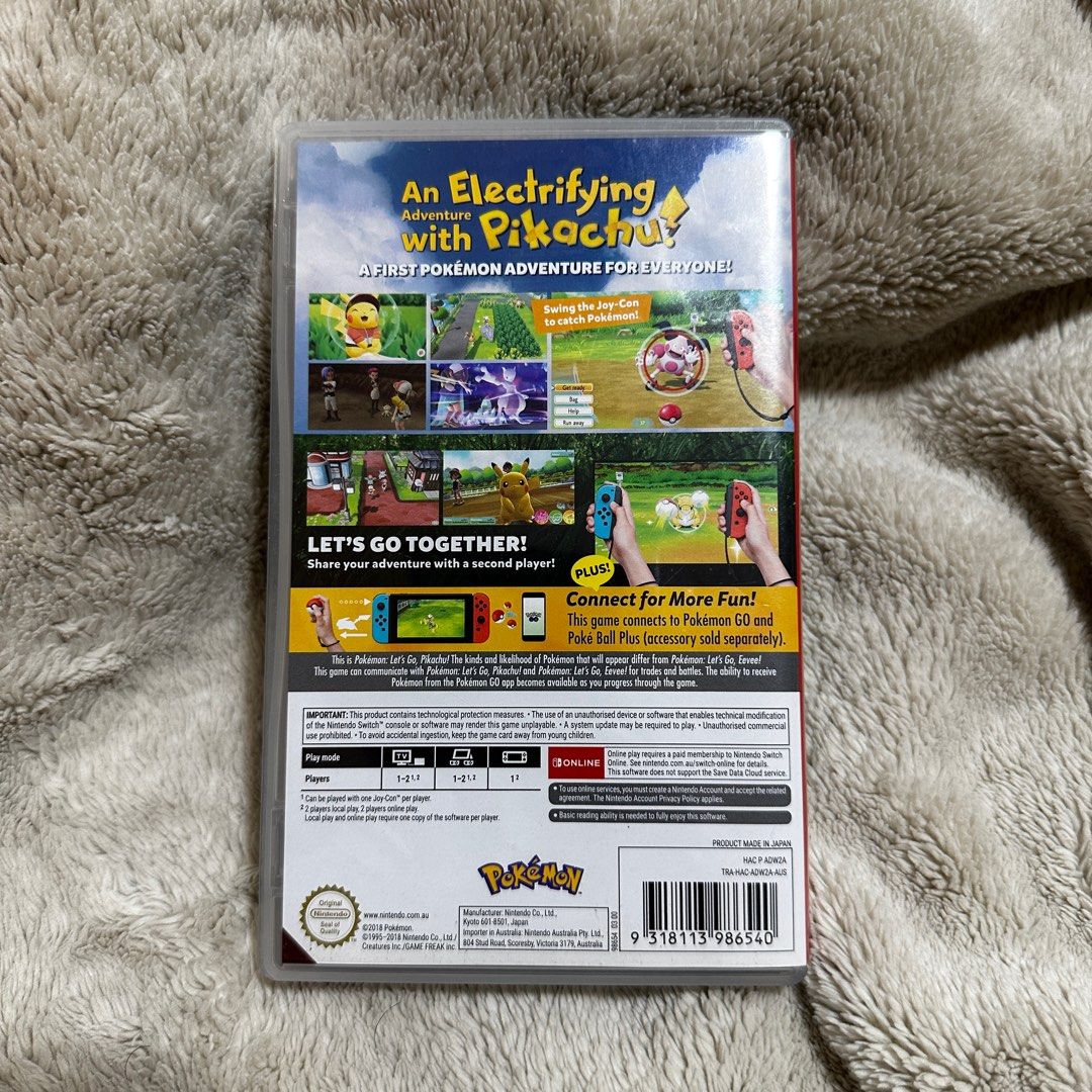 Pokemon lets go Pikachu, Video Gaming, Video Games, Nintendo on Carousell