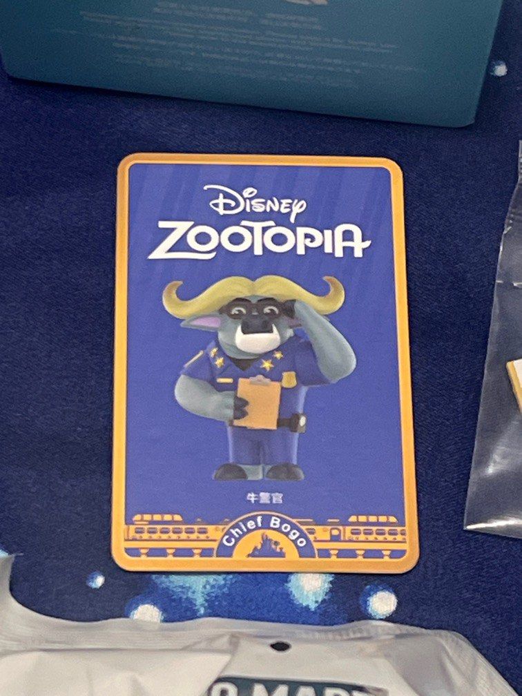 Pop mart Zootopia Chief Bogo, Hobbies & Toys, Toys & Games on Carousell