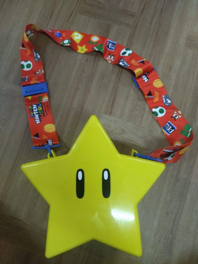 Popcorn Bucket Super Mario Super Star Universal Studios Japan Official USJ, Hobbies & Toys, Toys