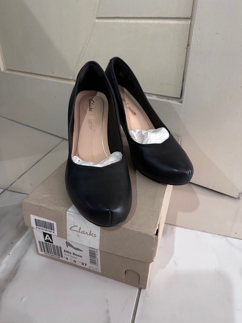Clarks ellis rose black clearance