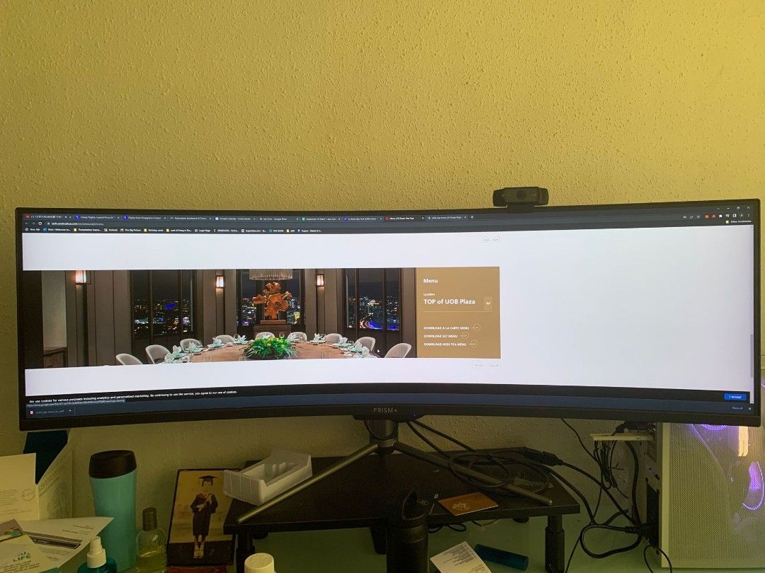 Prism+ x490 49 inch ultrawide desktop monitor, Computers & Tech, Parts ...