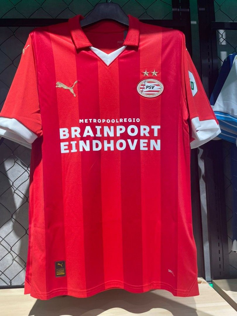 PSV Eindhoven Home Shirt 2023/24, Men's Fashion, Activewear on Carousell