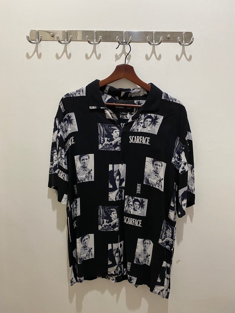 Camisa scarface pull and bear deals