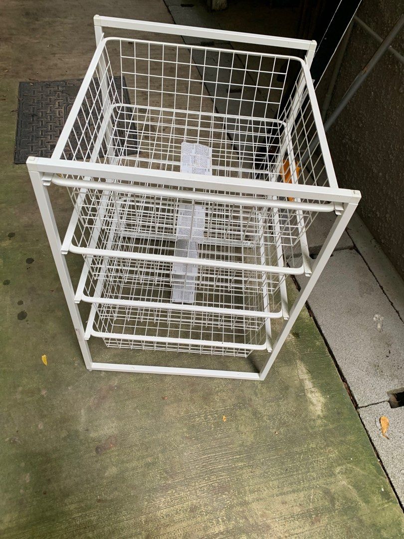 Pull out metal shelves, Furniture & Home Living, Furniture, Shelves