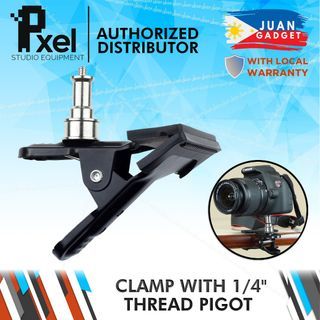 Pxel AA-CT3 Clip Clamp 1/4" Stud Spigot Holder Background Backdrop Lighting Stand  | JG Superstore