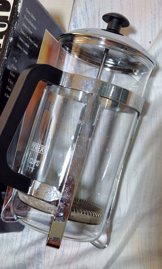 Pyrex French press, Furniture & Home Living, Kitchenware & Tableware