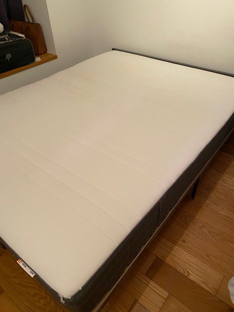 Queen Size Ikea Hovag Mattress Furniture Home Living Furniture
