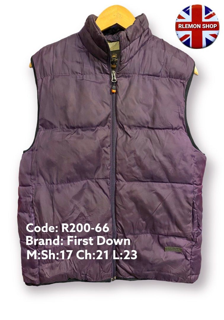 R200 66 First Down Chaleco Vest Men s Fashion Coats Jackets and Outerwear on Carousell