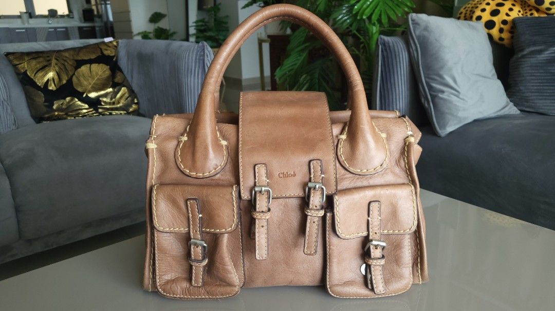 RARE Chloe Edith vintage tote bag authentic
