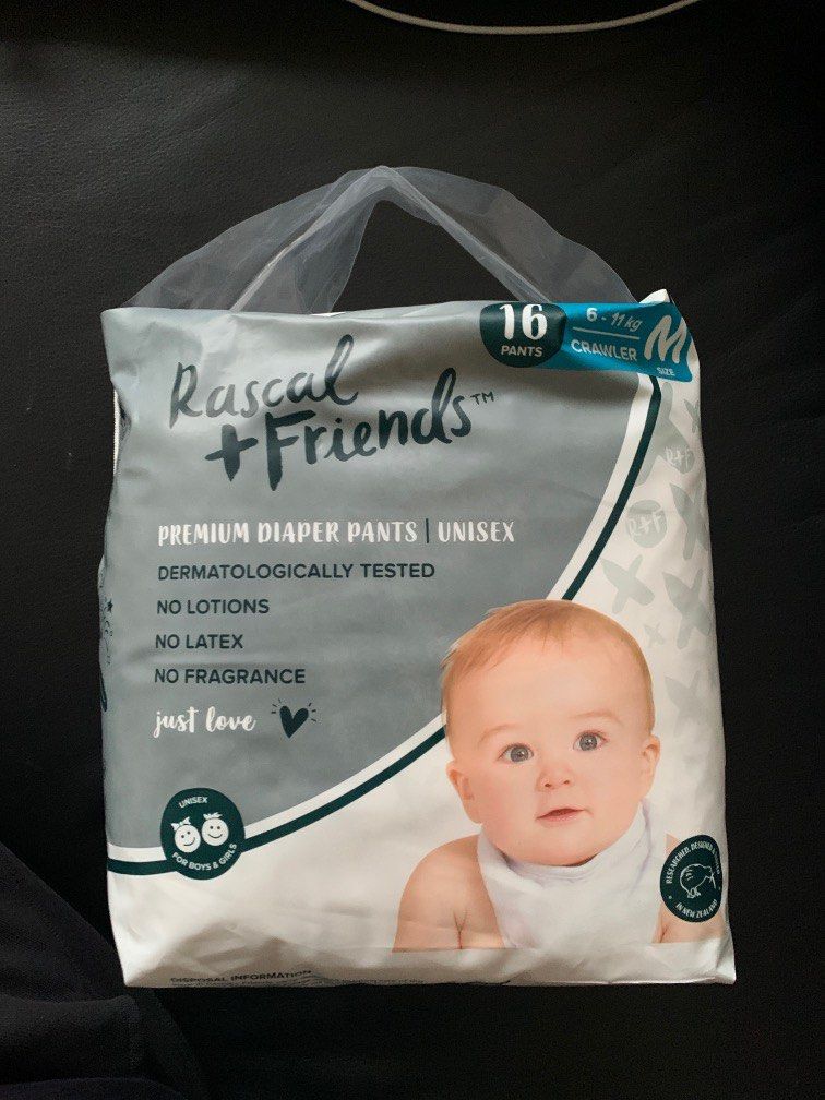 Rascal + Friends Premium Diaper Pants (M), Babies & Kids, Bathing