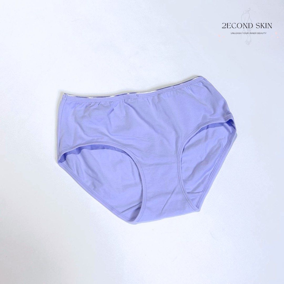 [Ready Stock] Cotton Mid Waist Comfy Women Panties Underwear M-3XL