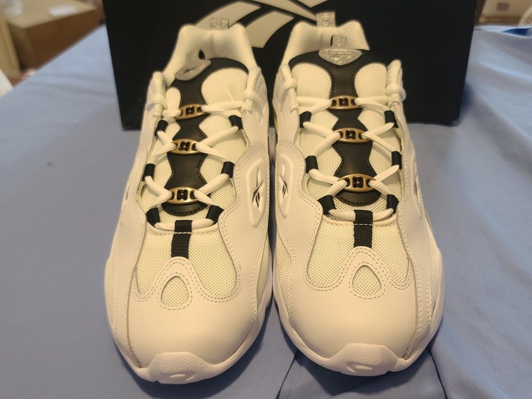 Reebok Electrolyte 97 OG white black gold US 11 iverson pump fury