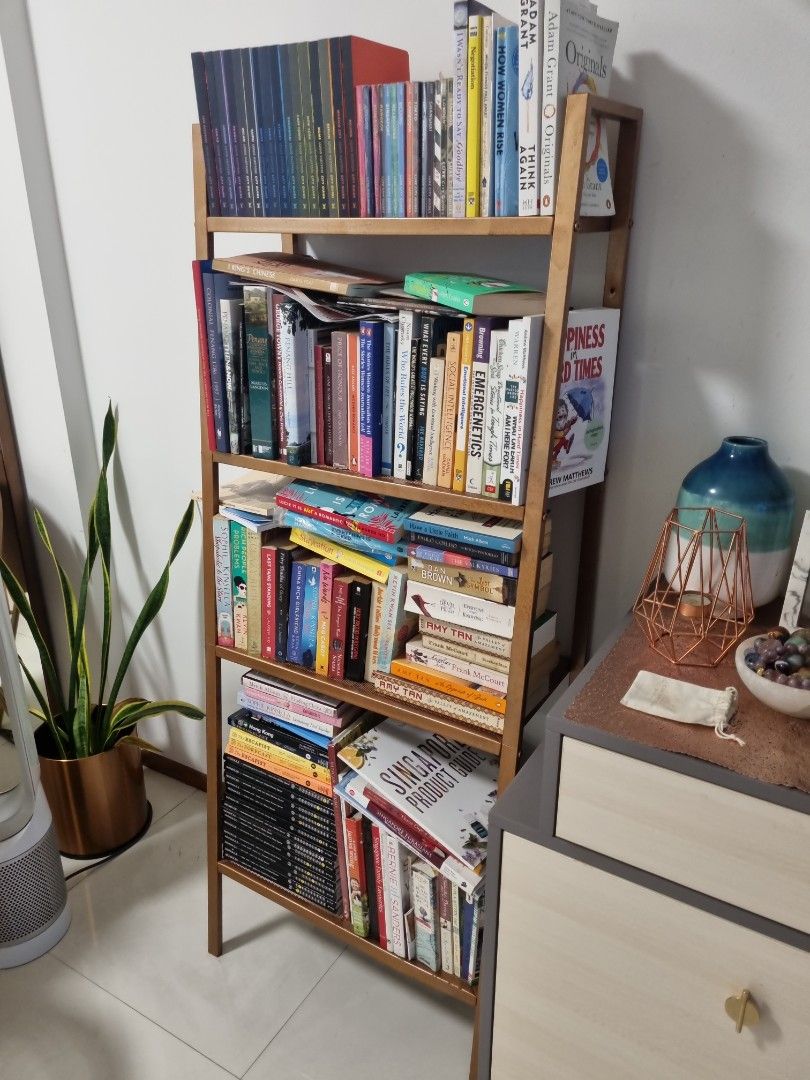 Rose Gold Bookshelf, Furniture & Home Living, Furniture, Shelves