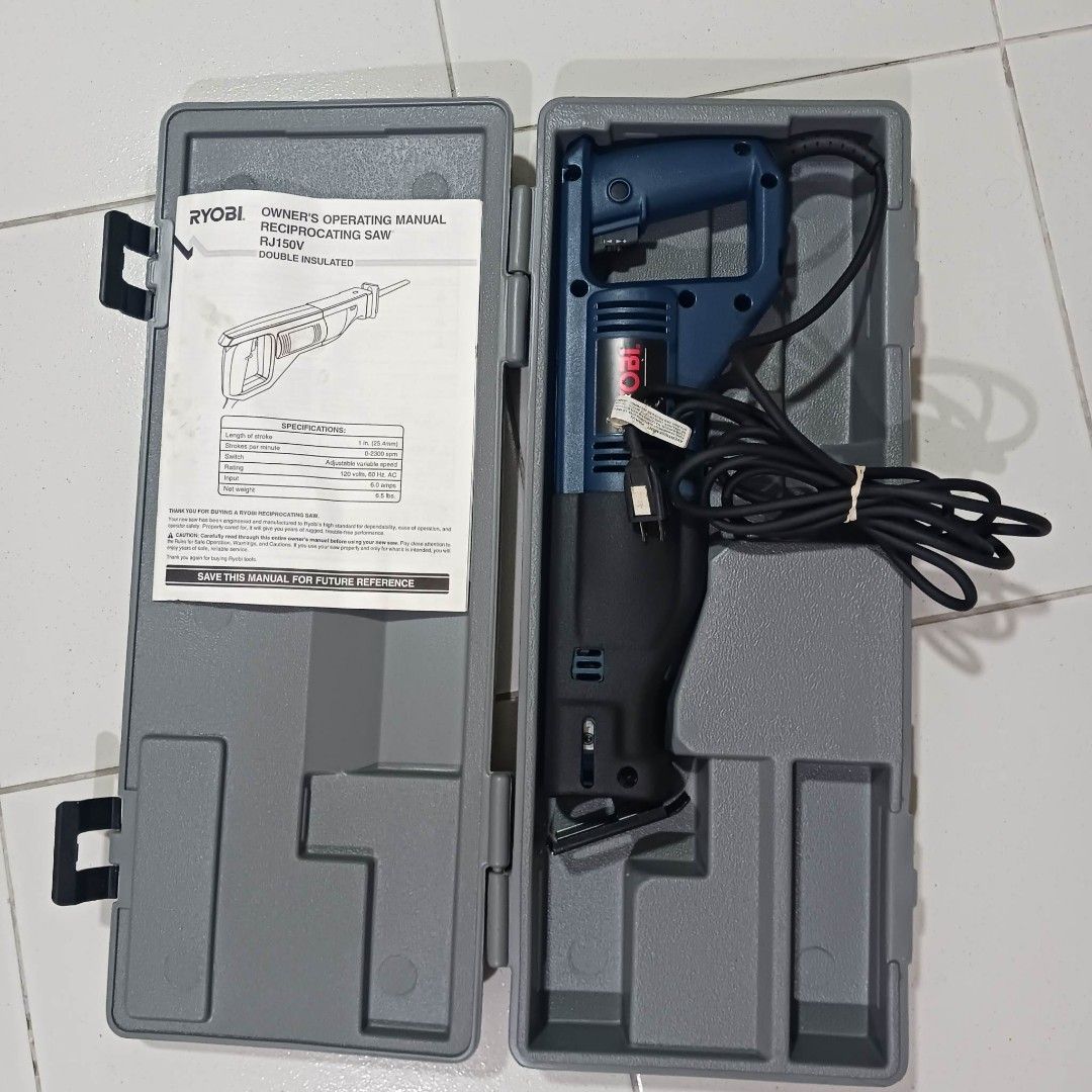 Ryobi Reciprocating Saw 120v, Commercial & Industrial, Construction