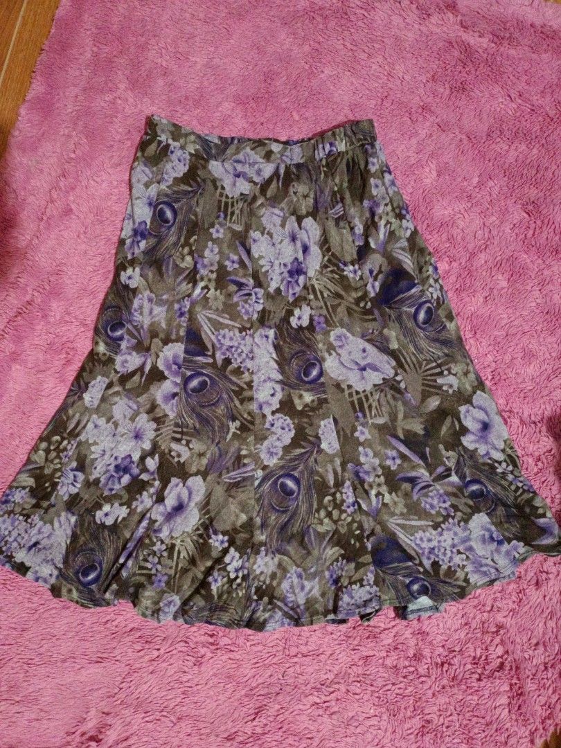 S TANJAY VINTAGE FLORAL SKIRT Women s Fashion Bottoms Skirts