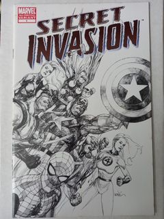AVENGERS: SECRET INVASION THE INITIATIVE HC Comic book NM/MINT Disney +  series