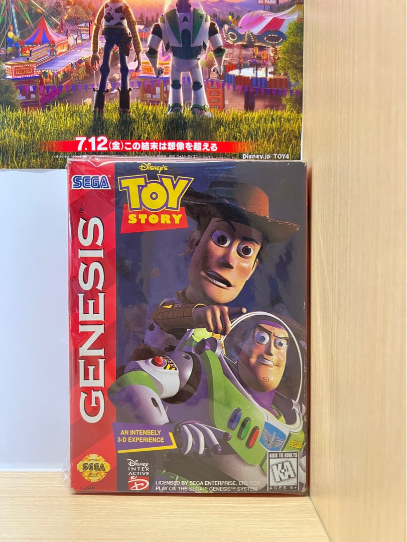 Sega Genesis Toy Story Game, Video Gaming, Video Games, Others on Carousell