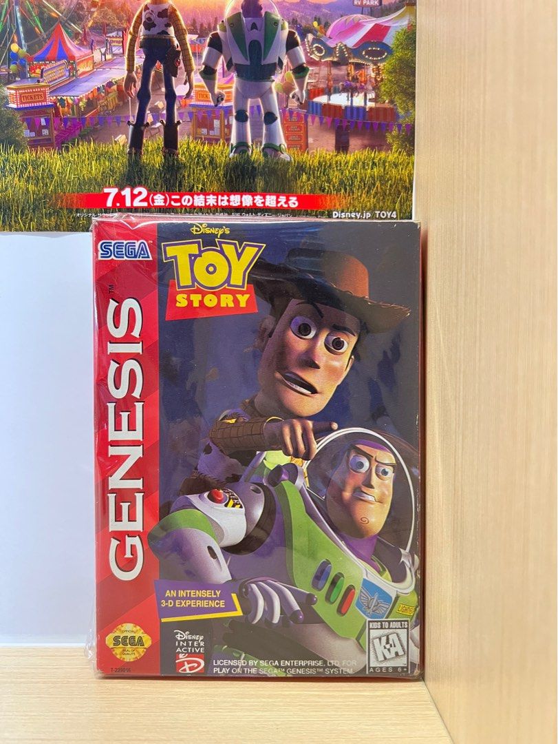 Sega Genesis Toy Story Game, Video Gaming, Video Games, Others on Carousell