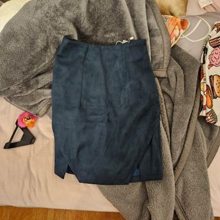 Sheike Green velvet skirt