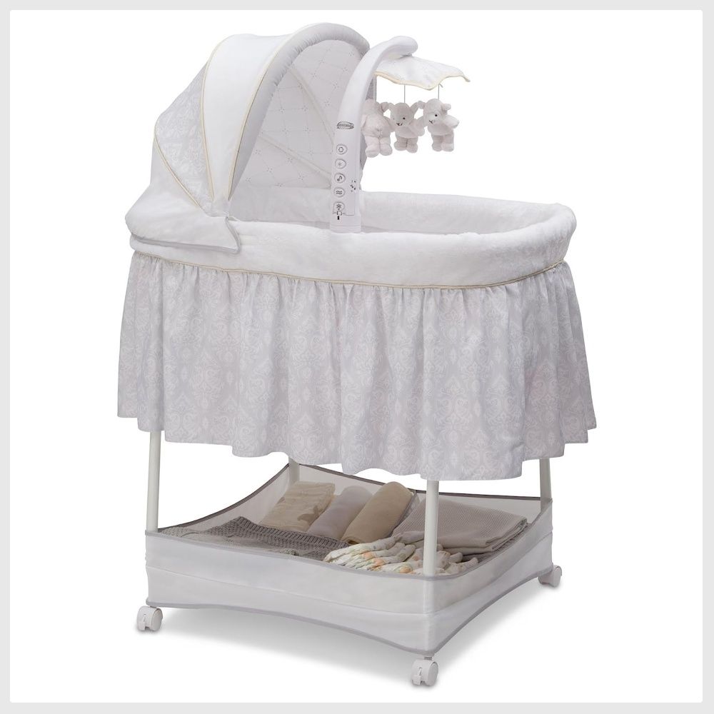 Deluxe gliding bassinet pink hot sale