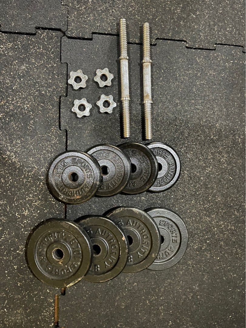 Dumbbells Set 60 lbs Sports Authority Sports Equipment