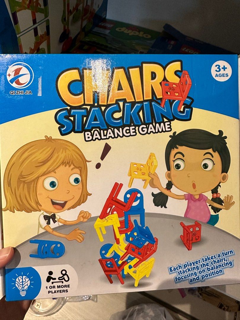 Stacking chair game, Hobbies & Toys, Toys & Games on Carousell