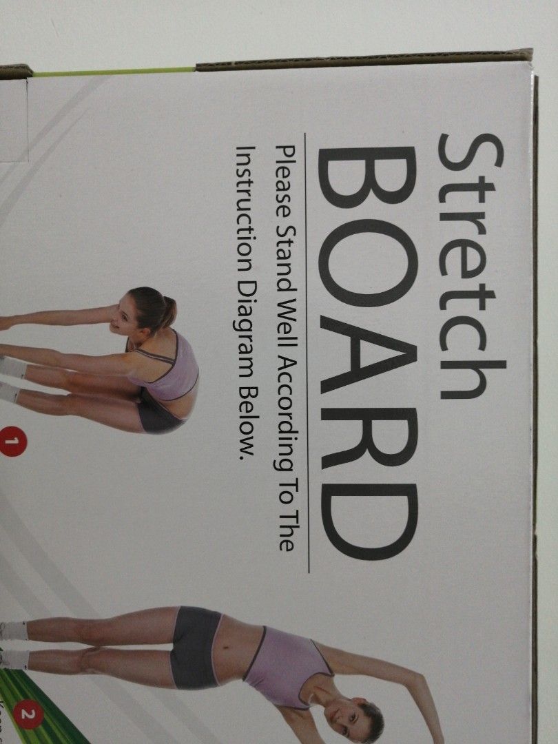 Stretch Board Routine STRETCH BOARD NEW!!, Sports Equipment, Exercise & Fitness, Toning ...