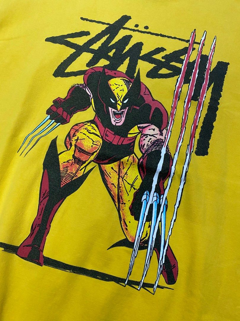 Stussy X Marvel Men s Fashion Tops Sets Tshirts Polo Shirts on Carousell