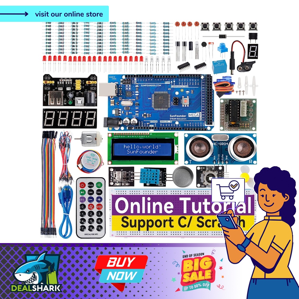 SunFounder The Most Complete Starter Project Kit Compatible with ...