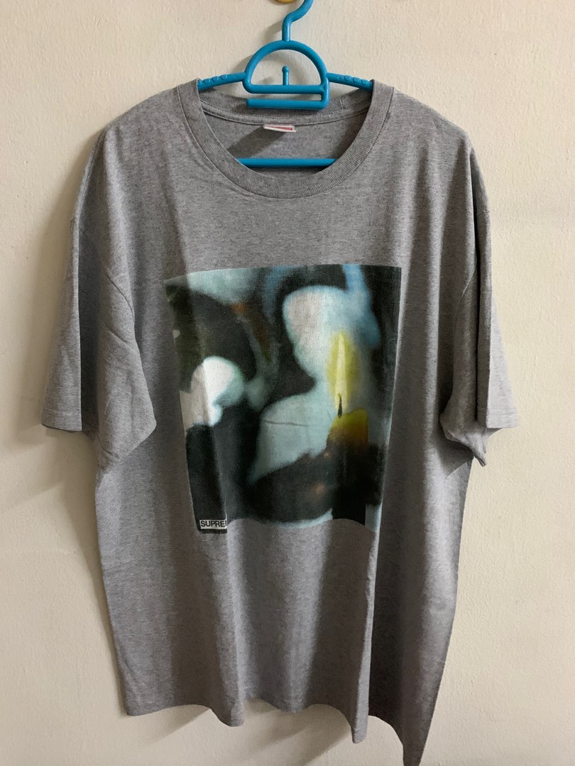 Supreme candle best sale tee grey
