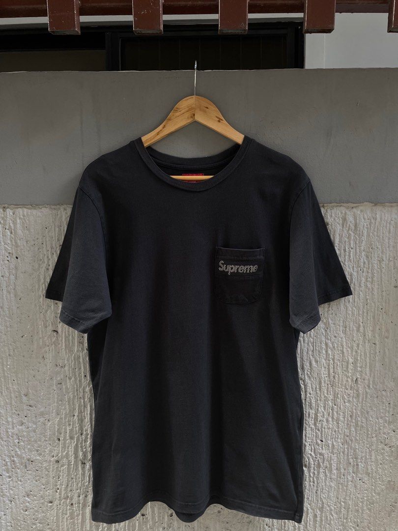 Supreme pocket tee Men s Fashion Tops Sets Tshirts Polo