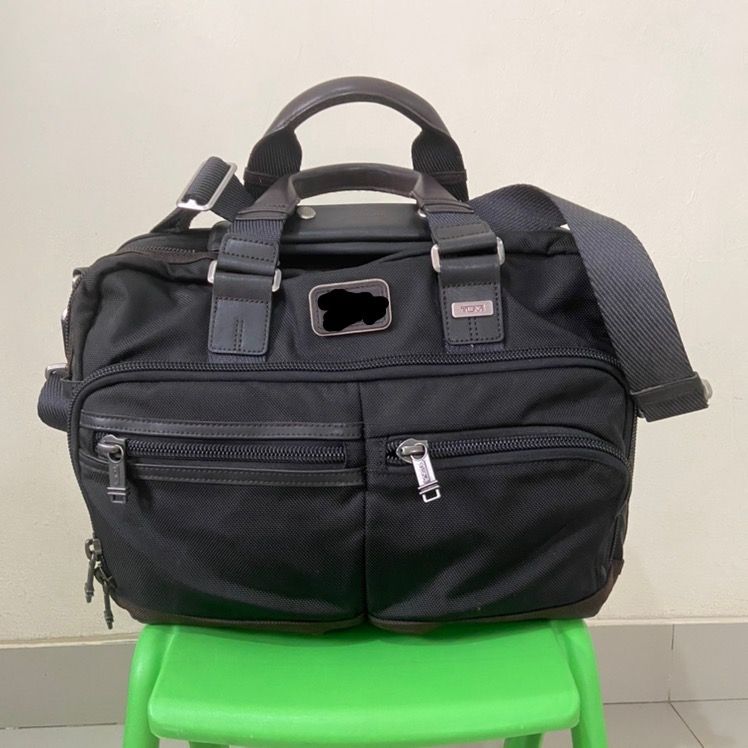 Tas tumi alpha bravo andersen slim commuter brief original Fesyen