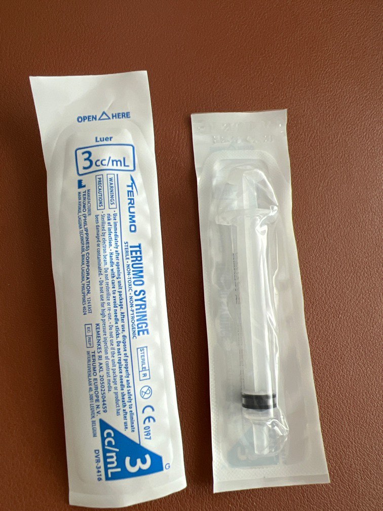 Terumo Syringe 3ml (Sterile, NonToxic, Baby Safe) Harvest Colostrum