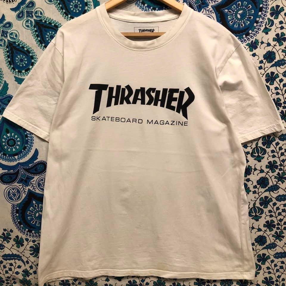 Thrasher (Category: Tshirts & Polo Shirts) located in Papar. Submitted by aayeeett (Listing ID 1241663186, Image 1). Description: Tshirt Trasher Bule nego lagii Kondisi 9/10 Pit 23.5 Labuh 29 Pm untuk lanjuttt.