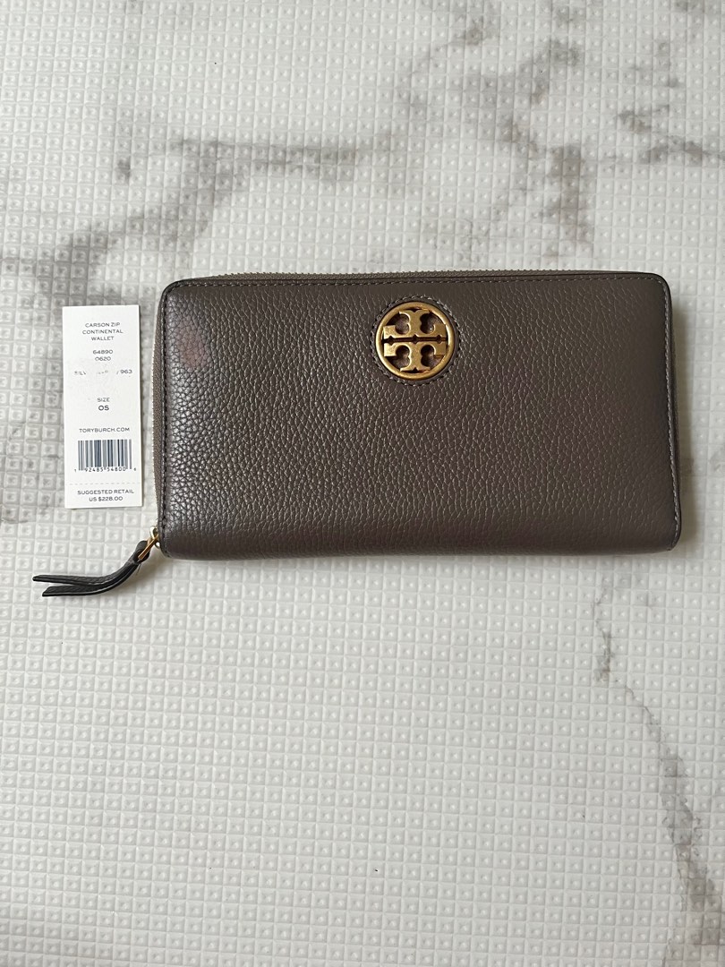 Tory Burch Carson Zip Continental Wallet on Carousell