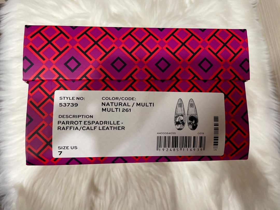 Parrot espadrille clearance