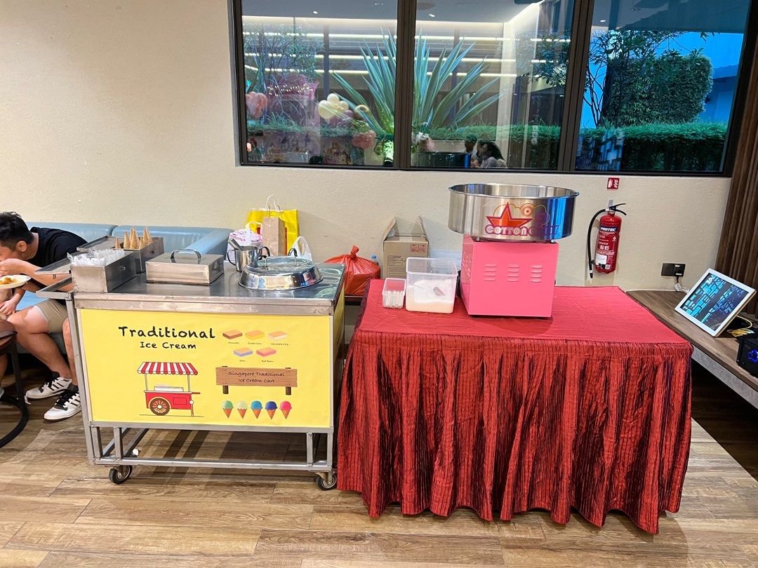 Traditional Ice Cream Cart / Ice Cream / Ice Cream Live Station / Ice