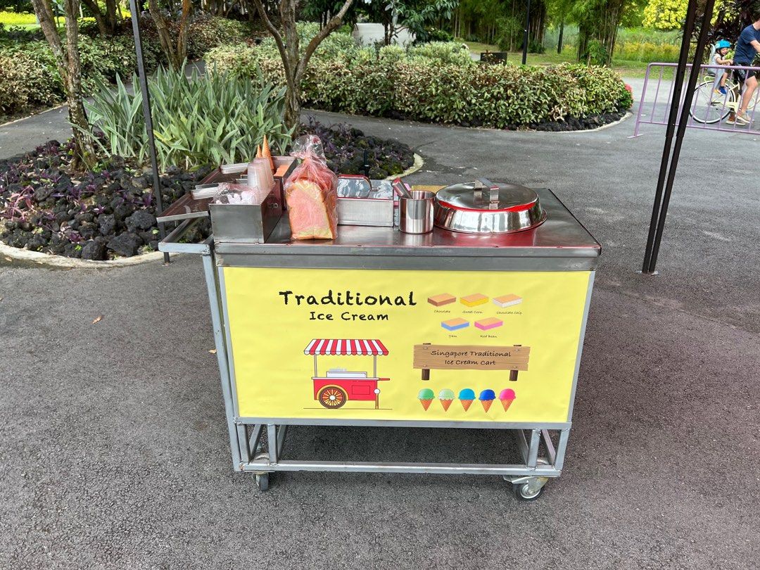 Traditional Ice Cream Cart / Ice Cream / Ice Cream Live Station / Ice